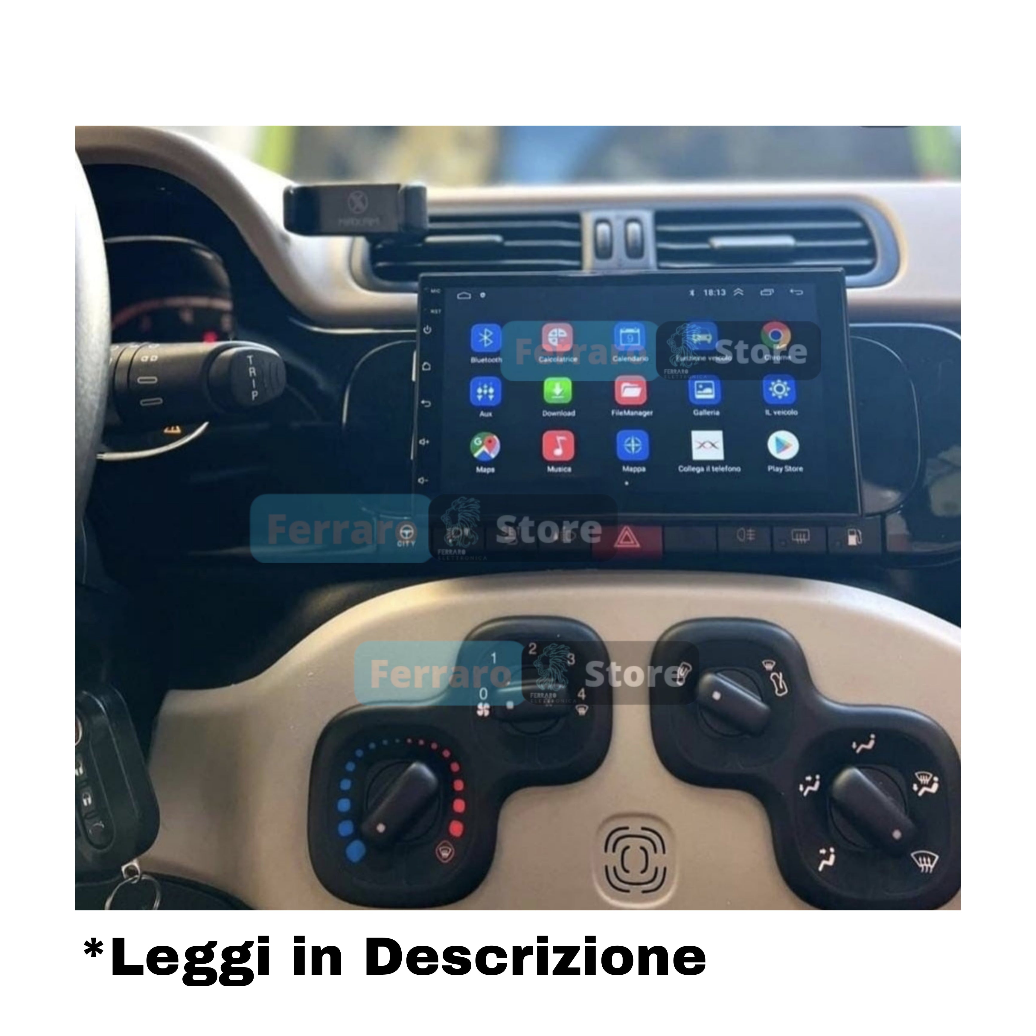 Autoradio Universale Fisso | 1Din 7" Pollici | Android | Bluetooth | CarPlay | Android Auto | 2GB/4GB/8GB Ram