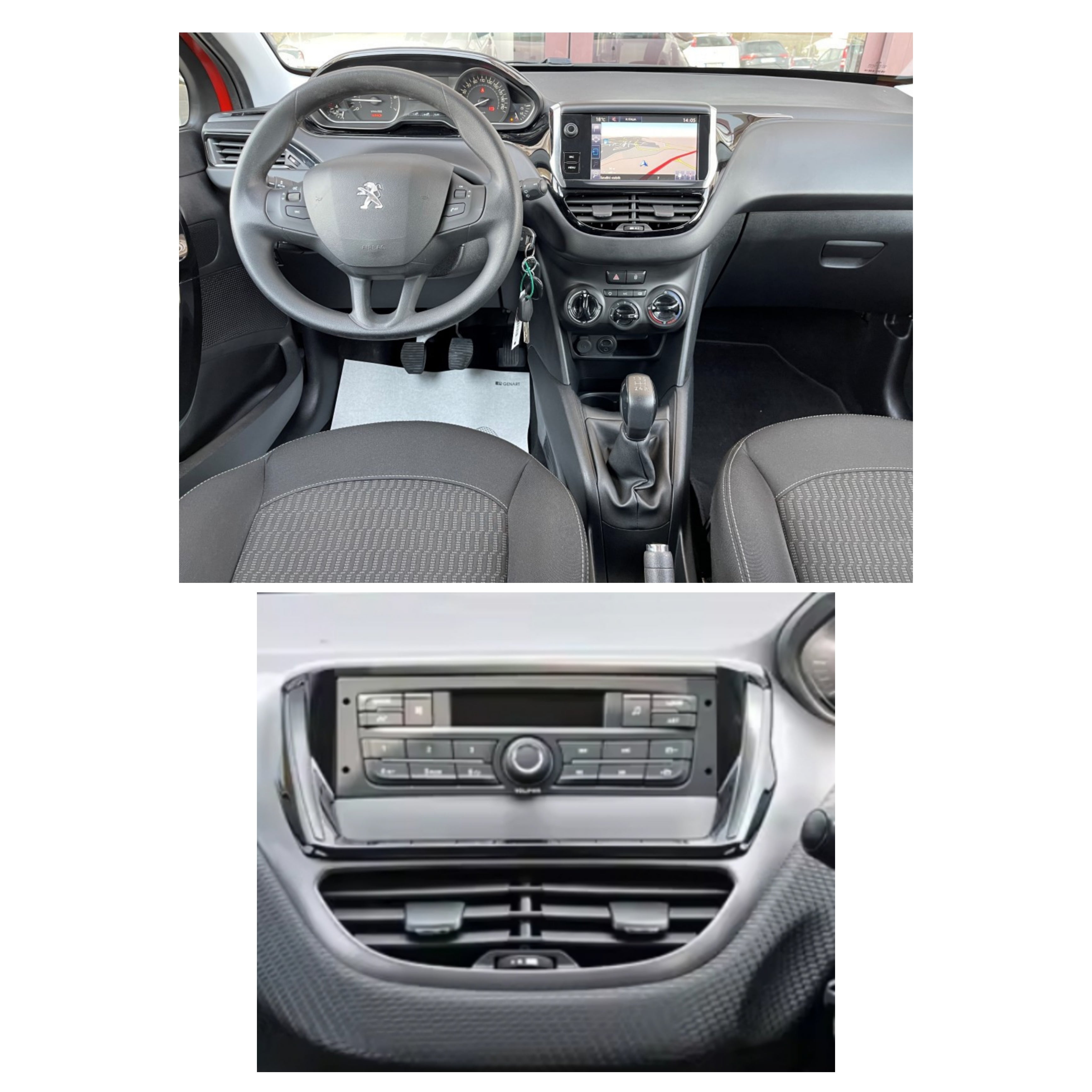 Autoradio per Peugeot 208/2008 10.35" | 2005-2014 | Android | Bluetooth | CarPlay | Android Auto | 2/32GB Ram