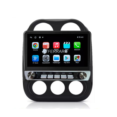Autoradio per Jeep Compass Patriot 10" | 2011-2017 | Android | Bluetooth | CarPlay | Android Auto | 4/64GB Ram
