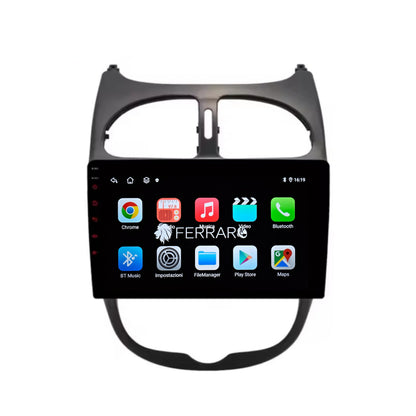 Autoradio per Peugeot 206/206cc/206sw 9" | 2001-2008 | Android | Bluetooth | CarPlay | Android Auto | 2GB/4GB/6GB/8GB Ram