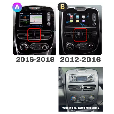 Kit Montaggio Autoradio 10.1"Pollici Renault Clio 4a Serie (2012-2019) Mascherina, Cablaggio Autoradio Android