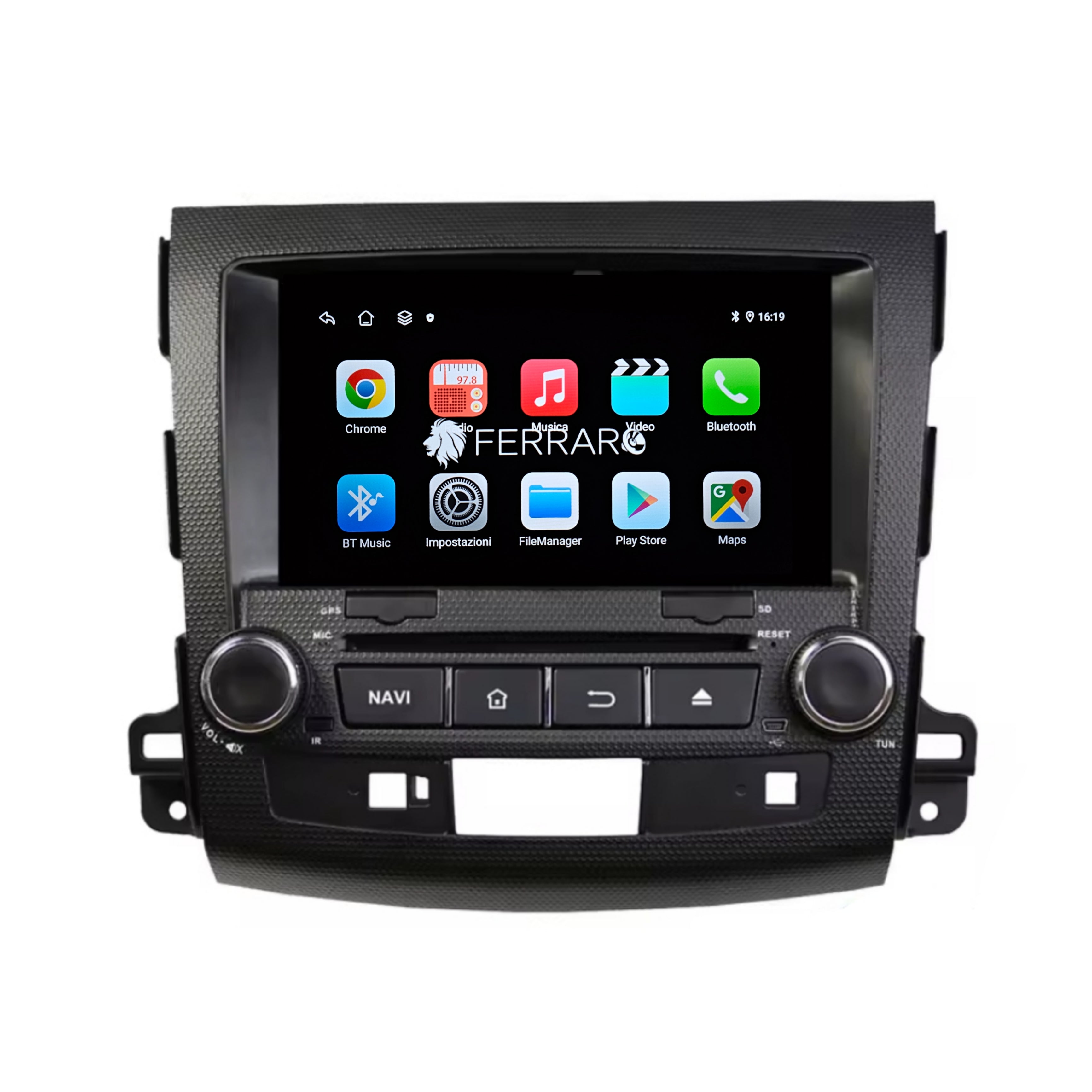 Autoradio per Peugeot 4007 | Mitsubishi Outlander | Citroen C-Crosser 8" | 2006-2013 | Android | Bluetooth | CarPlay | Android Auto | 4GB/8GB Ram