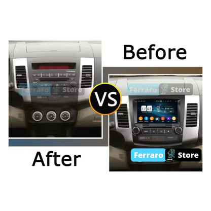 Autoradio per Peugeot 4007 | Mitsubishi Outlander | Citroen C-Crosser 8" | 2006-2013 | Android | Bluetooth | CarPlay | Android Auto | 4GB/8GB Ram