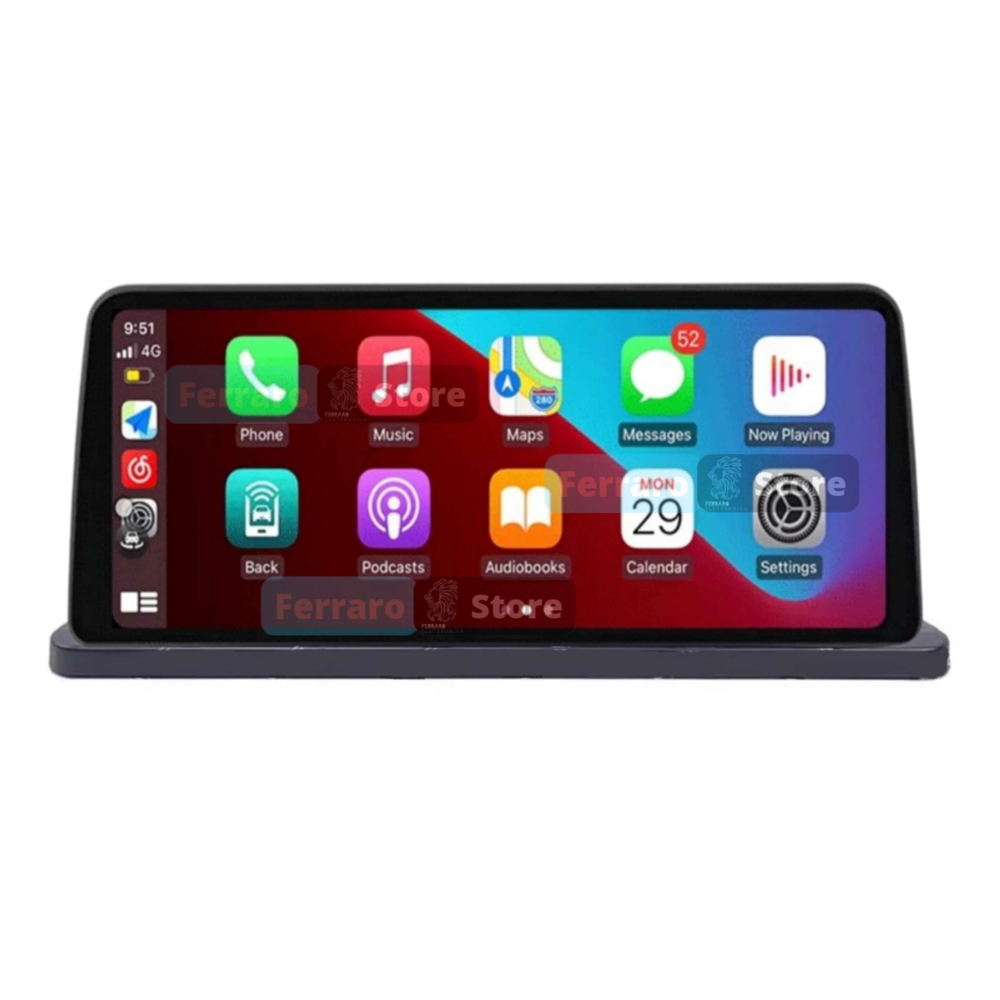 Autoradio con Telaio Universale 12.3" | Universale | Android | Bluetooth | CarPlay | Android Auto | 4GB/8GB Ram