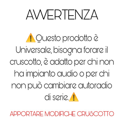 Autoradio con Telaio Universale 12.3", Android, Bluetooth, CarPlay, Android Auto, 4GB/8GB Ram