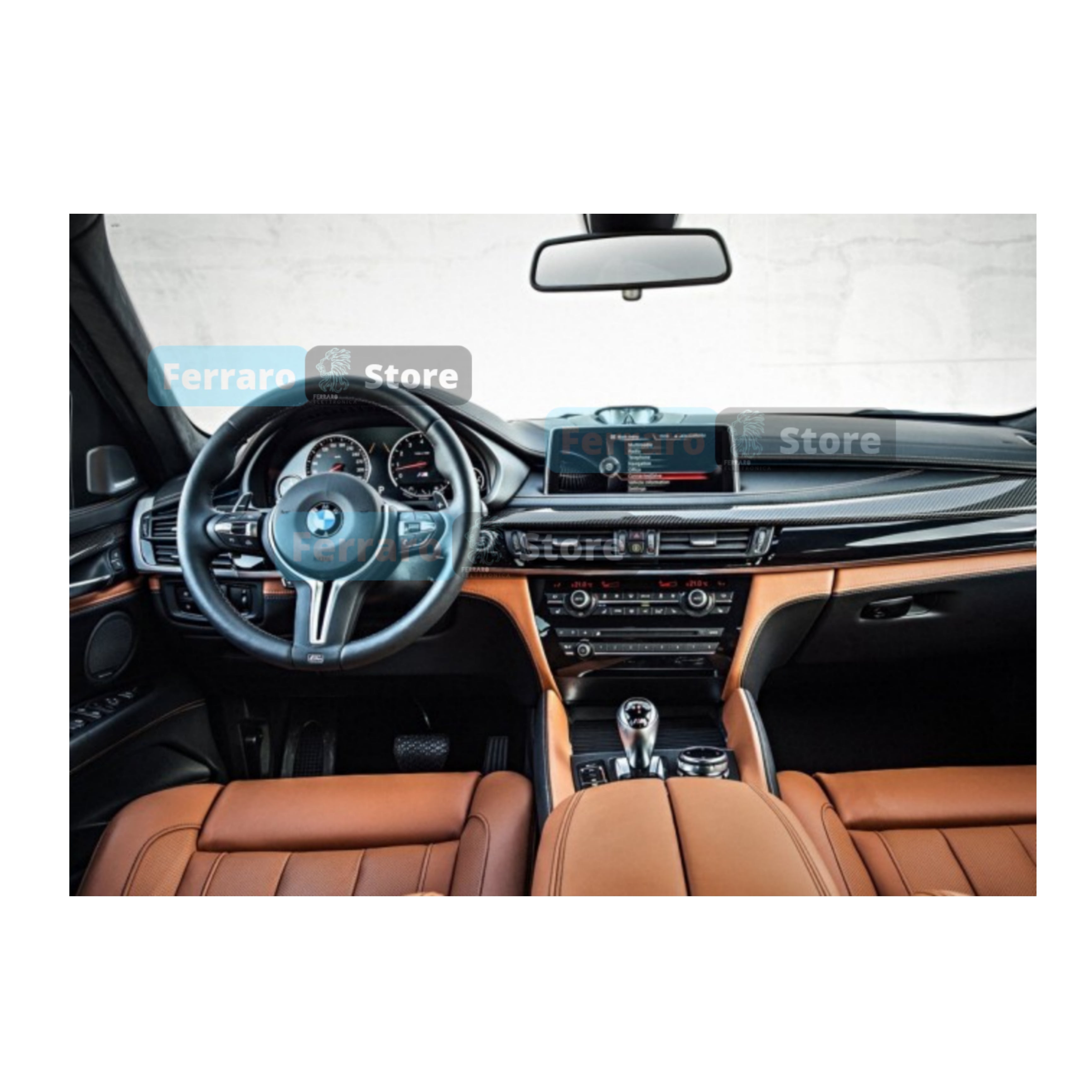 Autoradio per BMW X5 F15 | X6 F16 12.3" | 2013-2018 | Android | Bluetooth | CarPlay | Android Auto | 4GB/8GB Ram