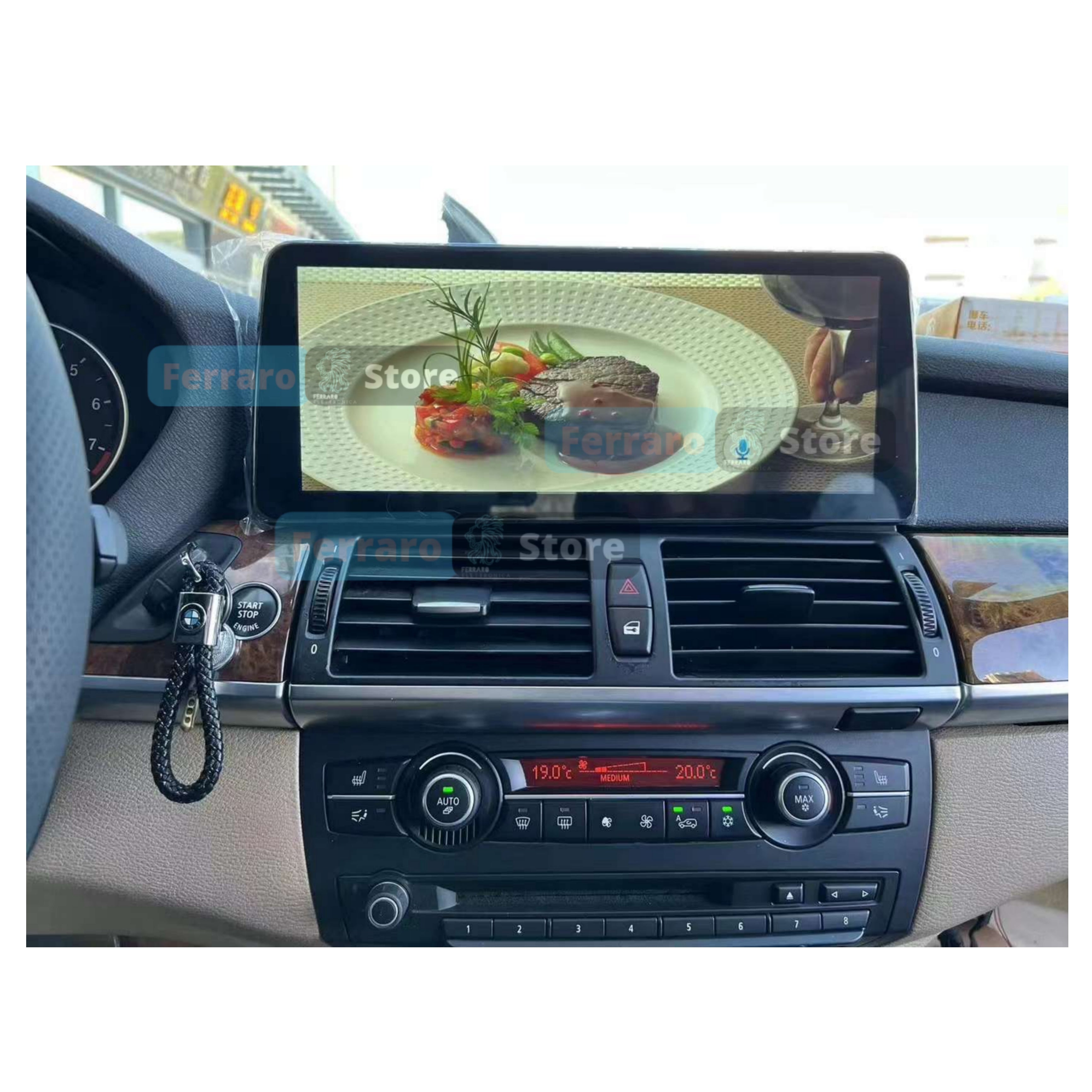 Autoradio per BMW X5 | X6 12.3" | 2007-2013 | Android | Bluetooth | CarPlay | Android Auto | 4GB/8GB Ram