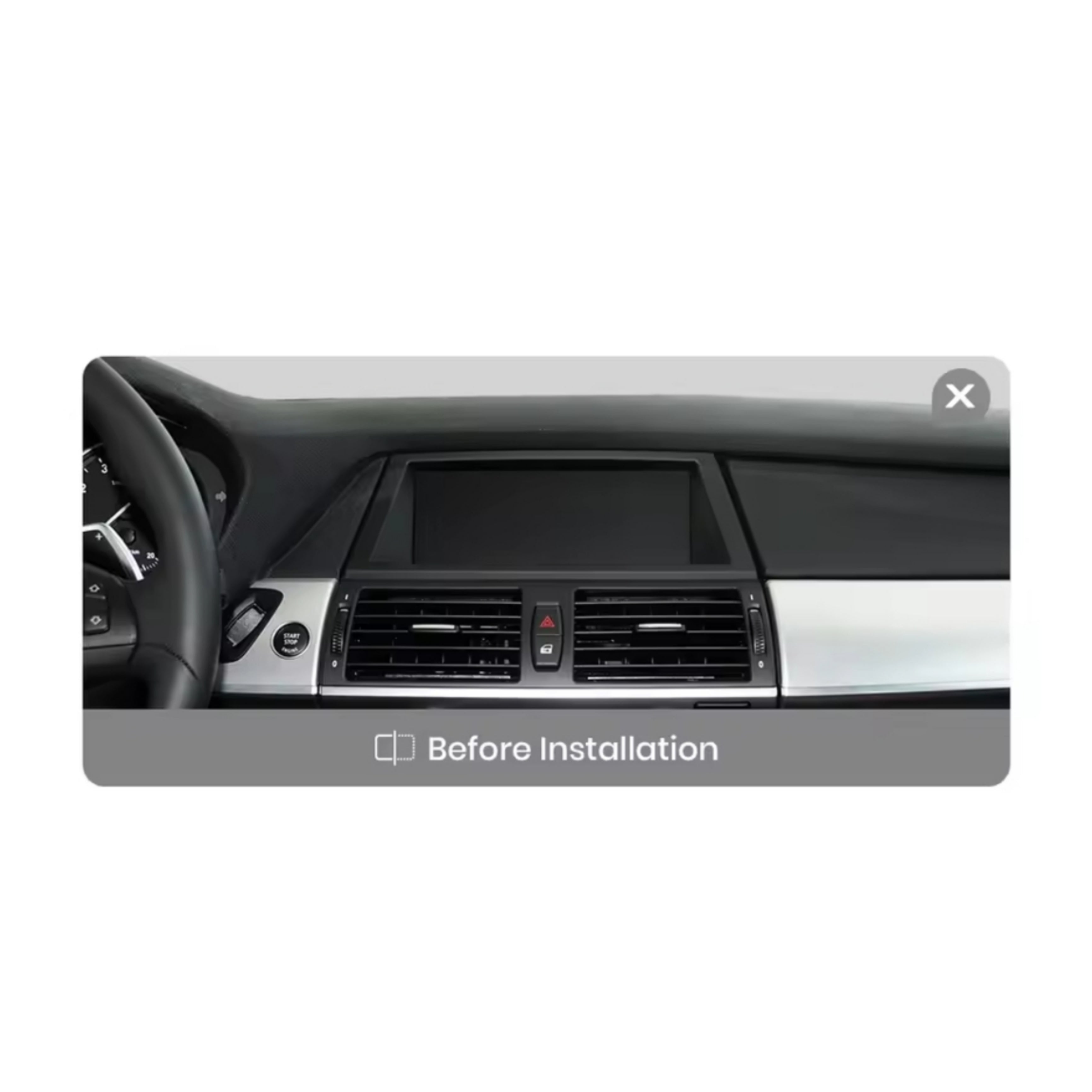 Autoradio per BMW X5 | X6 12.3" | 2007-2013 | Android | Bluetooth | CarPlay | Android Auto | 4GB/8GB Ram