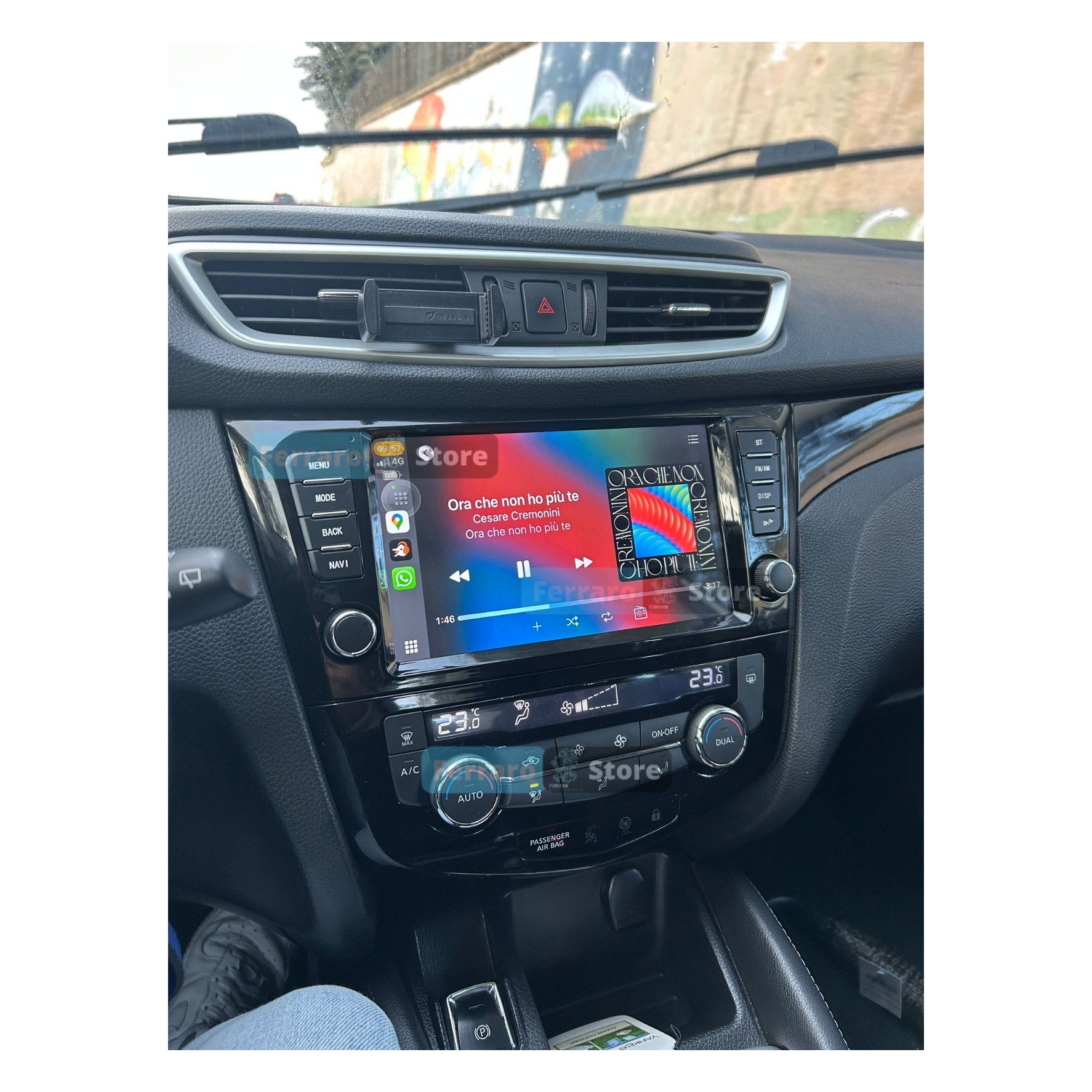 Autoradio Android 10 Pouces 4G+128G Pour Nissan Qashqai J11/X-Trail T32 2013-2017 - Carplay/Android Auto Sans Fil, GPS, Caméra De Recul