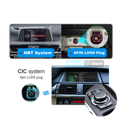 Autoradio per BMW X3 F25 | X4 F26 12.3" | 2010-2017 | Android | Bluetooth | CarPlay | Android Auto | 4GB/8GB Ram