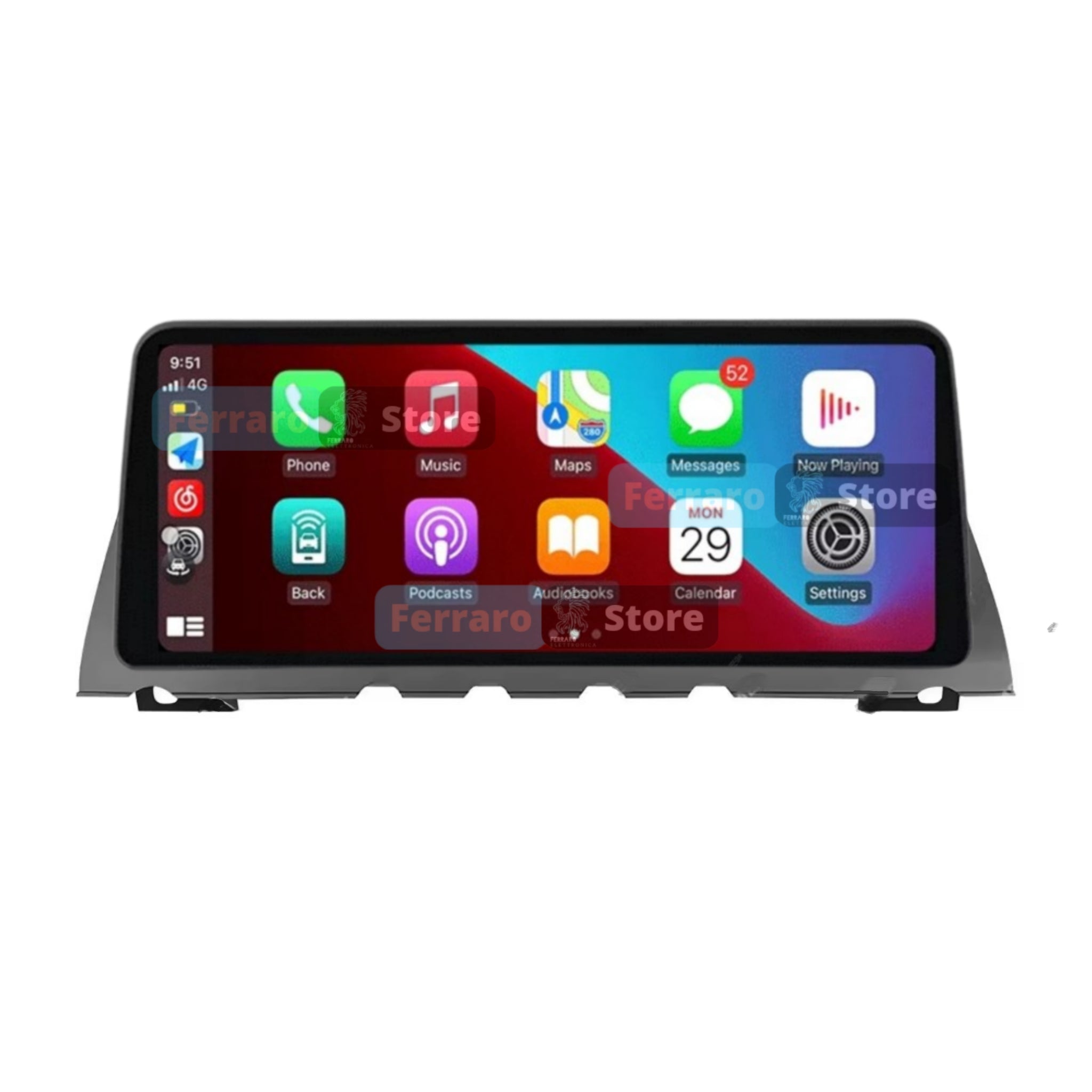 Autoradio per BMW Serie 7 F02 | F04 12.3" | 2010-2016 | Android | Bluetooth | CarPlay | Android Auto | 4GB/8GB Ram