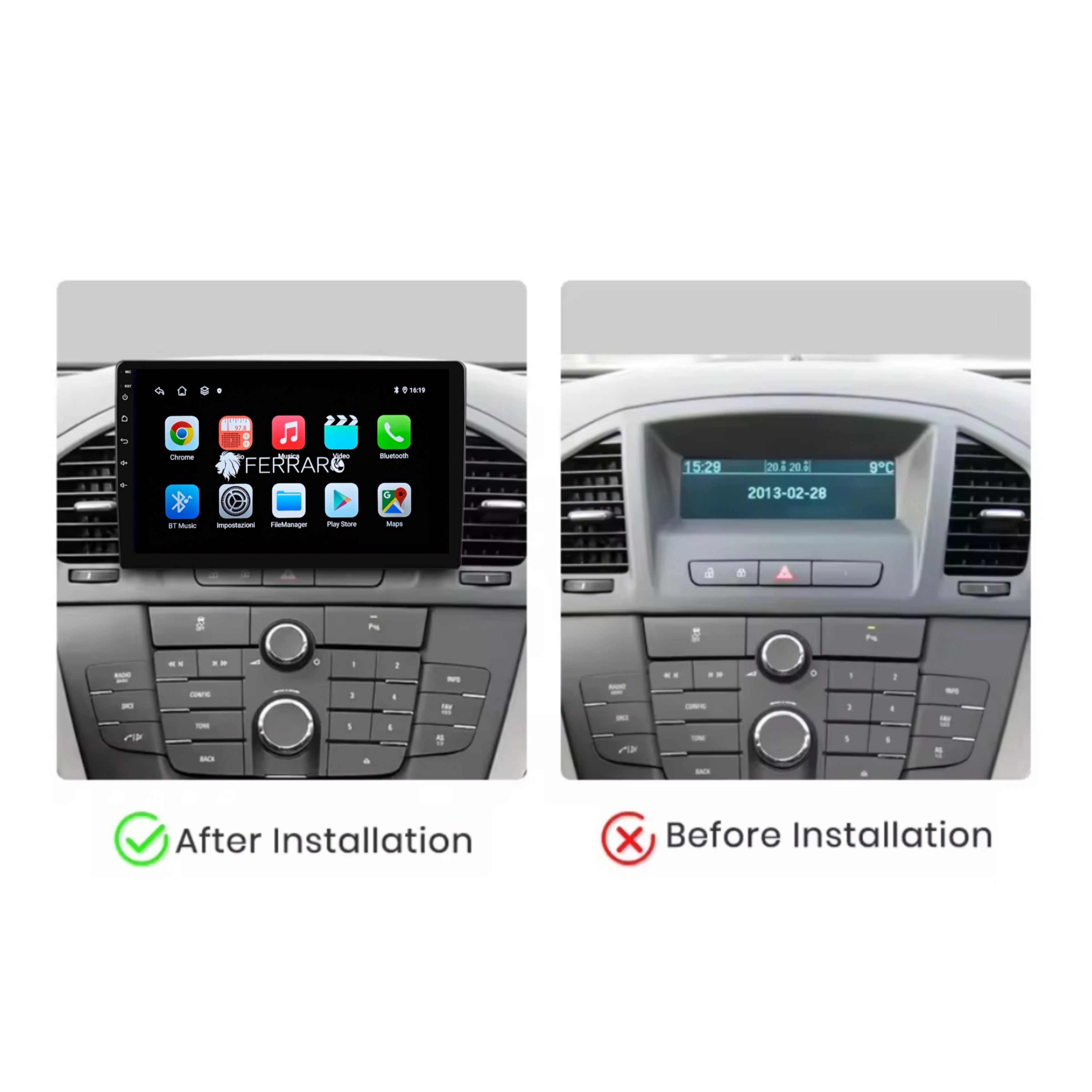 Car Radio for OPEL INSIGNIA [2009 - 2013] - 2GB/4GB/6GB/8GB Intelligent car system, 2Din 9"Inch, GPS, Navigator, Wifi