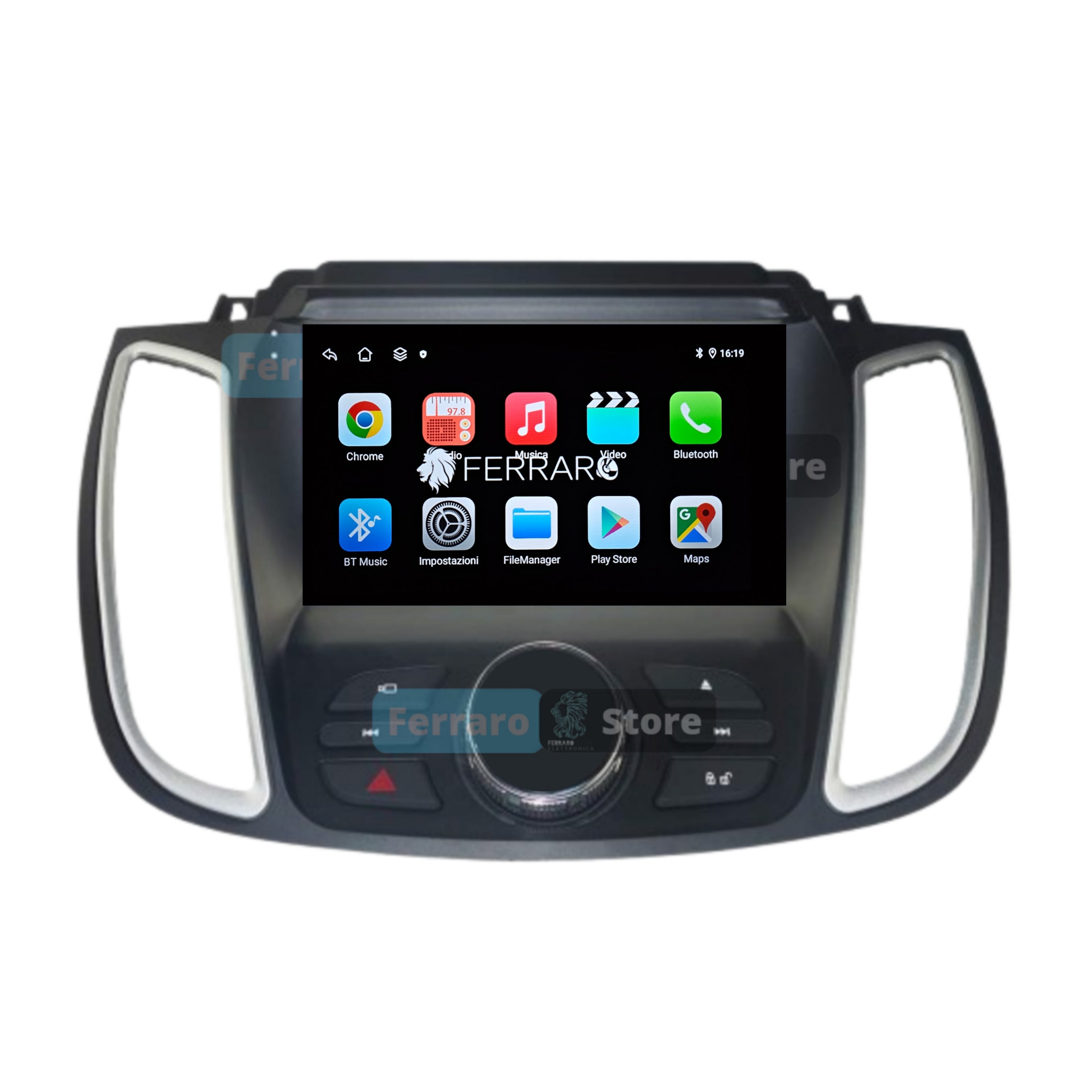 Autoradio per Ford Kuga | C-Max | Escape 9" | 2013-2018 | Android | Bluetooth | CarPlay | Android Auto | 2GB/4GB/6GB/8GB Ram