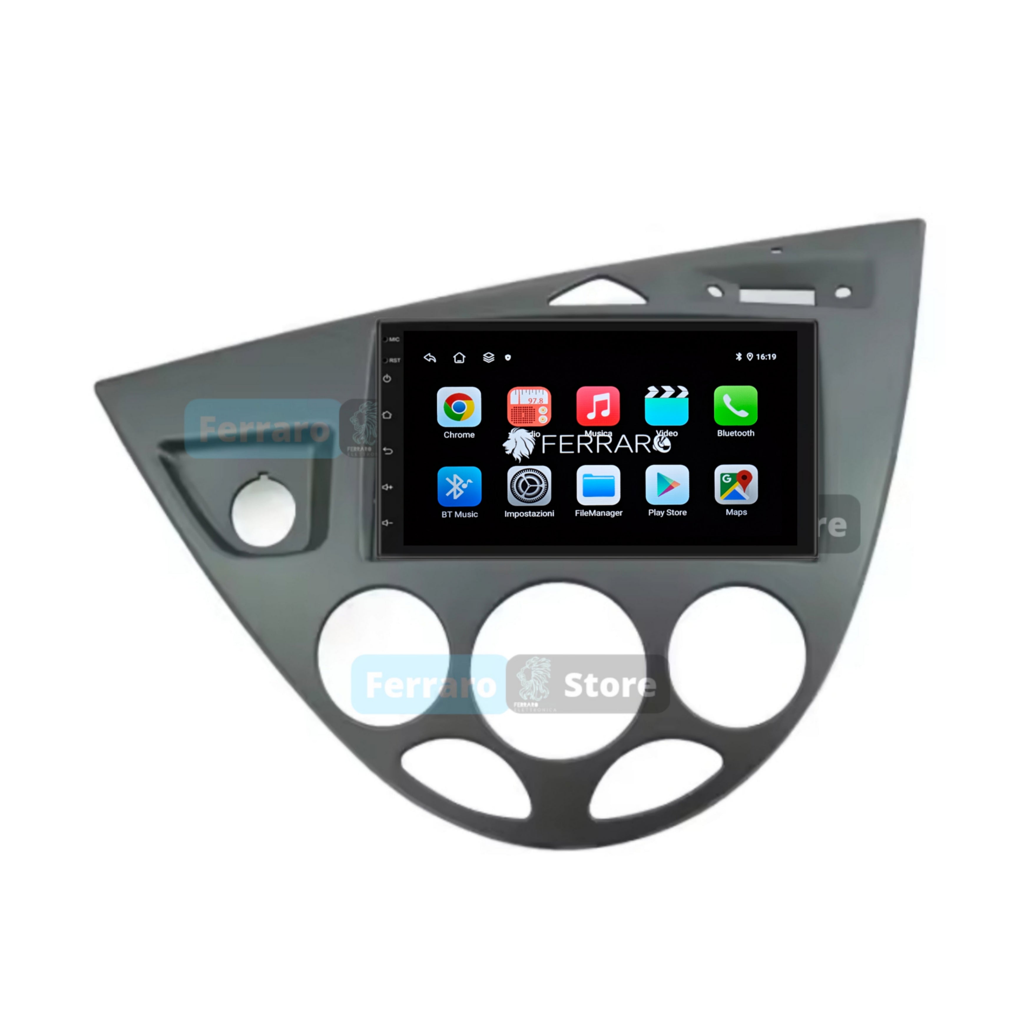 Autoradio per Ford Fiesta | Focus MK1 7" | 1995-2004 | Android | Bluetooth | CarPlay | Android Auto | 2GB/4GB/6GB/8GB Ram