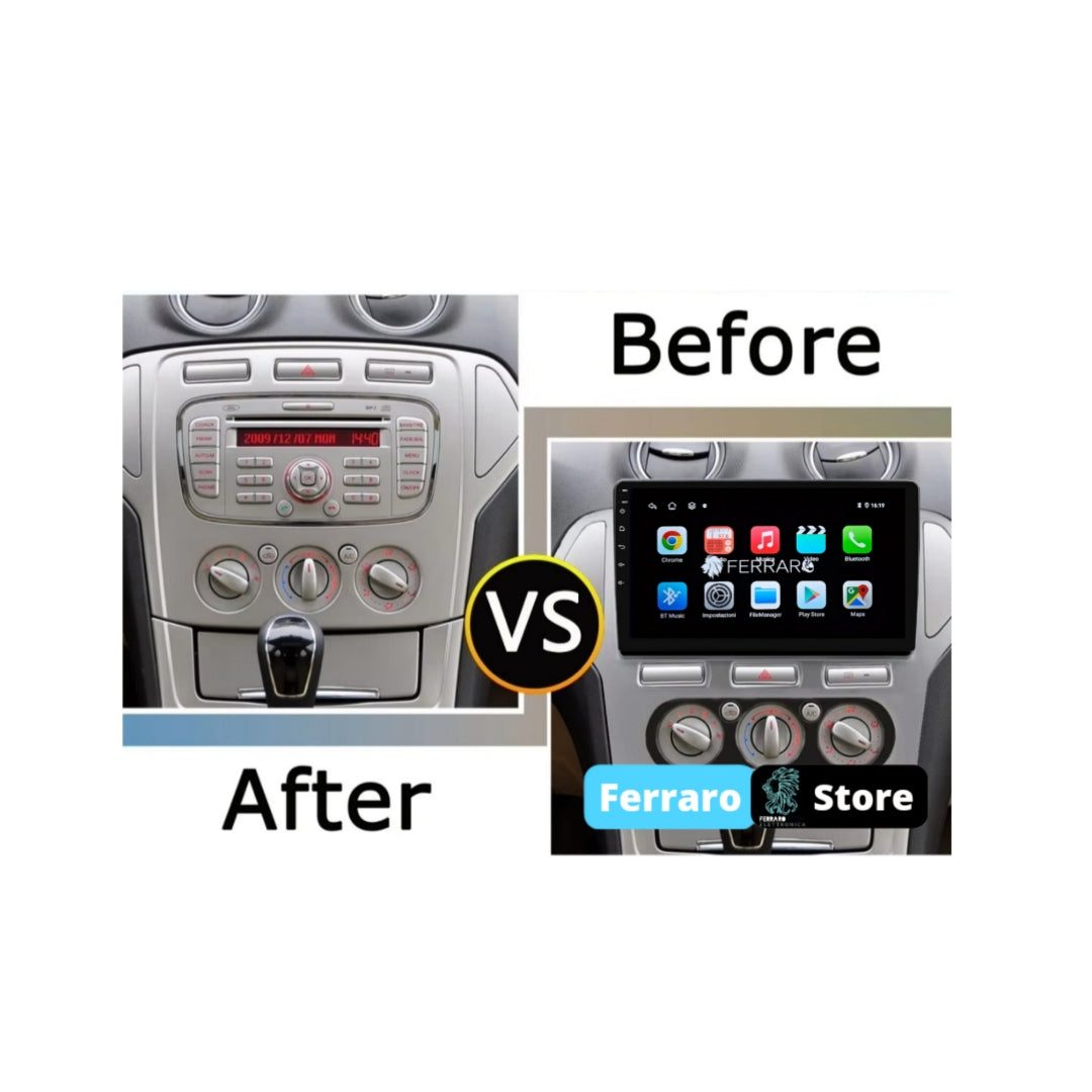 Autoradio per Ford Mondeo 4 10.1" | 2007-2010 | Android | Bluetooth | CarPlay | Android Auto | 2GB/4GB Ram