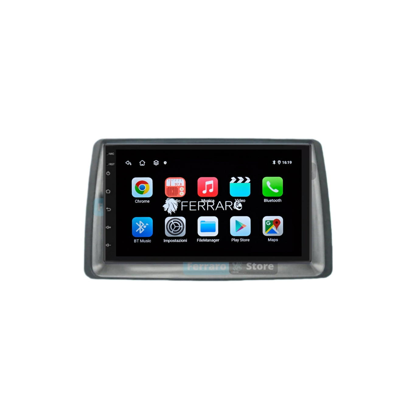 Car Radio for FIAT Panda 2nd Series [ANDROID] - 2GB/4GB/6GB, 2Din 7"Inch, Bluetooth, Navigator, RDS Radio, Touch, USB, Wifi