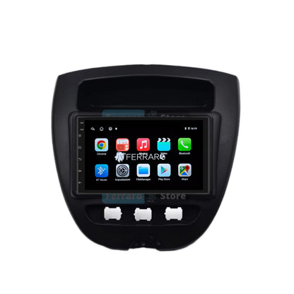 Autoradio per Citroen C1 | Toyota Aygo | Peugeot 107 | 7" |  2005-2014 | Android | Bluetooth | CarPlay | Android Auto | 2GB/4GB/6GB/8GB Ram