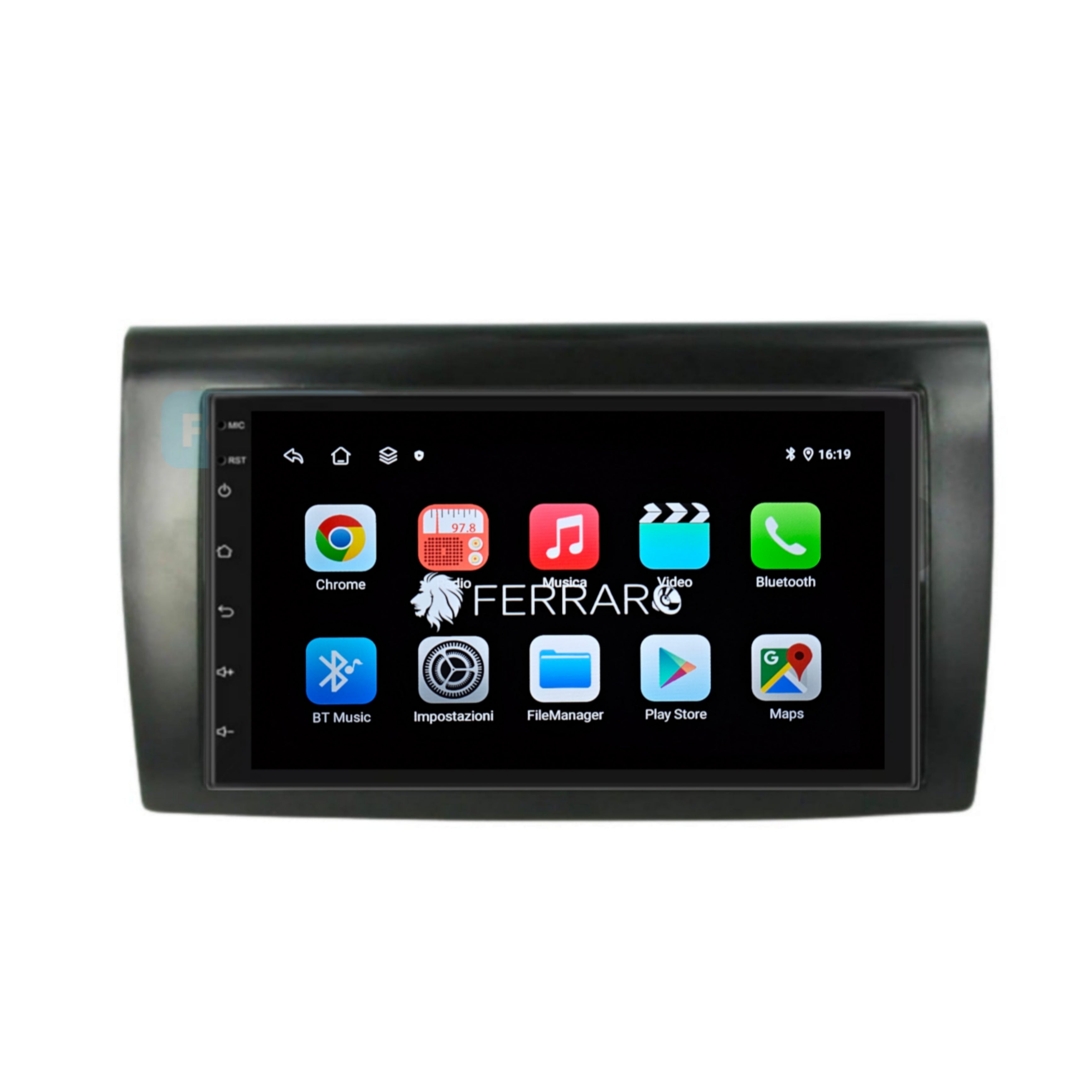 Car Radio for FIAT BRAVO [2007-2012] - 2GB/4GB/6GB, 2Din 7"Inch, Bluetooth, Navigator, RDS Radio, Touch, USB, Wifi