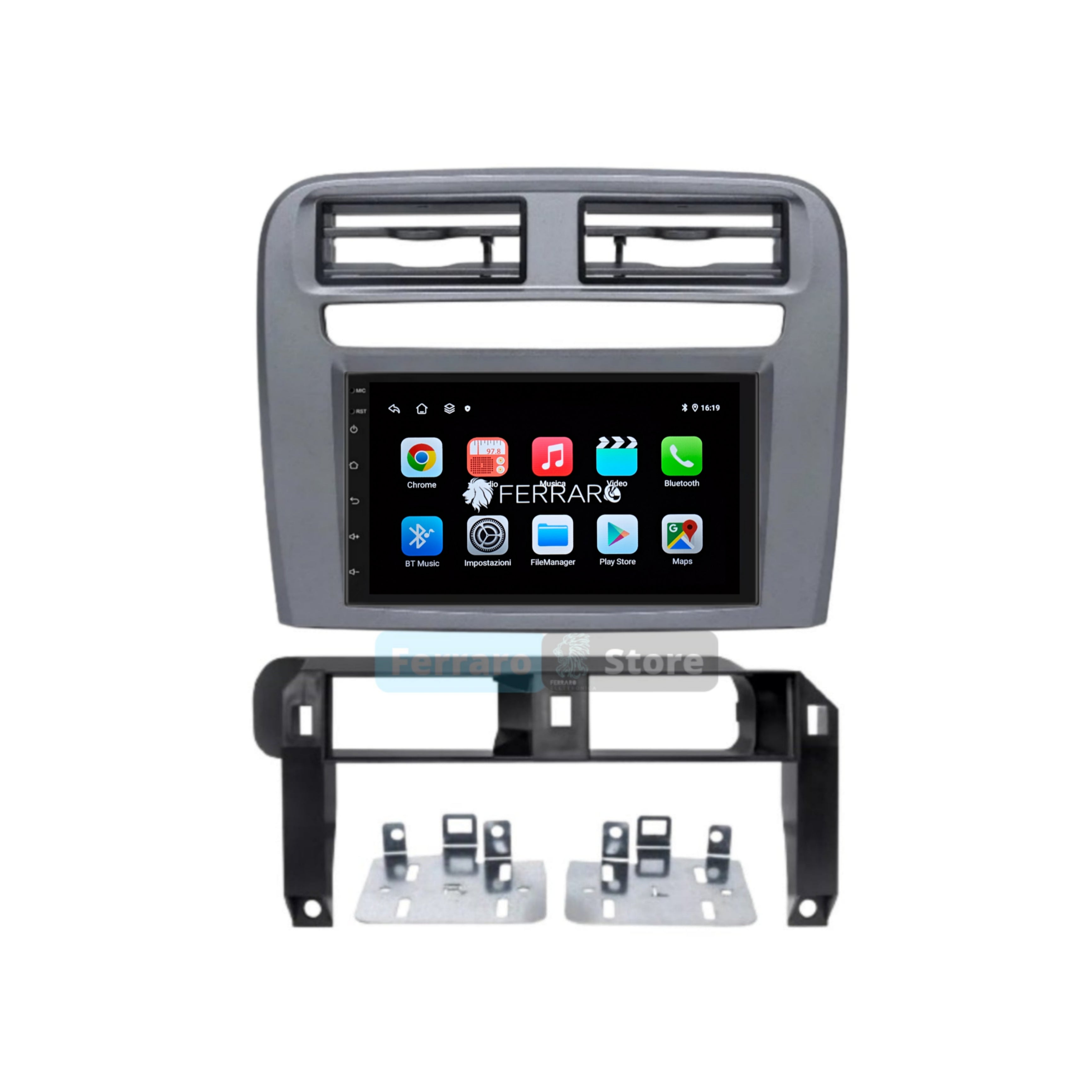 Autoradio per Fiat Grande Punto 7" | 2004-2012 | Android | Bluetooth | CarPlay | Android Auto | 2GB/4GB/6GB/8GB Ram