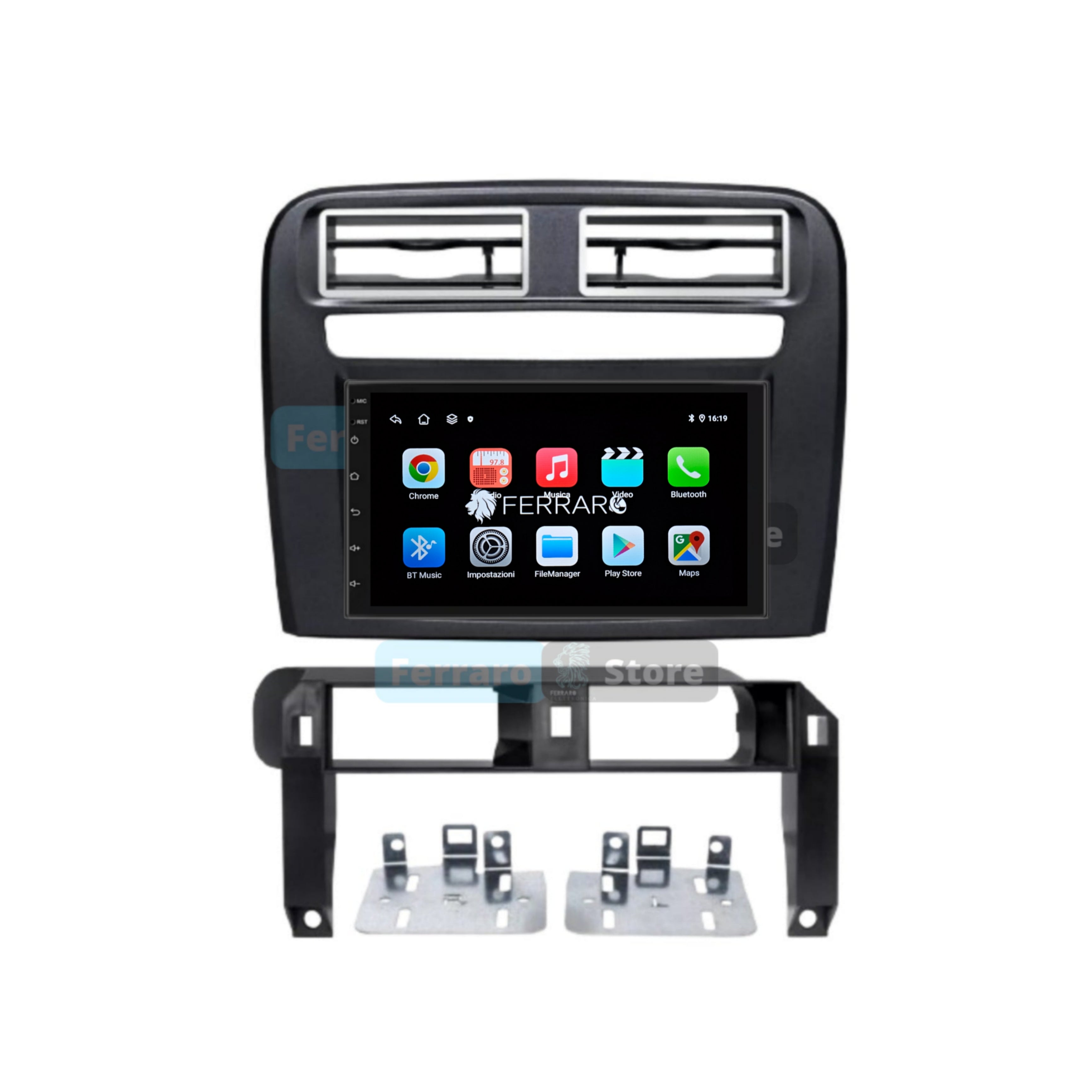 Autoradio per Fiat Grande Punto 7" | 2004-2012 | Android | Bluetooth | CarPlay | Android Auto | 2GB/4GB/6GB/8GB Ram