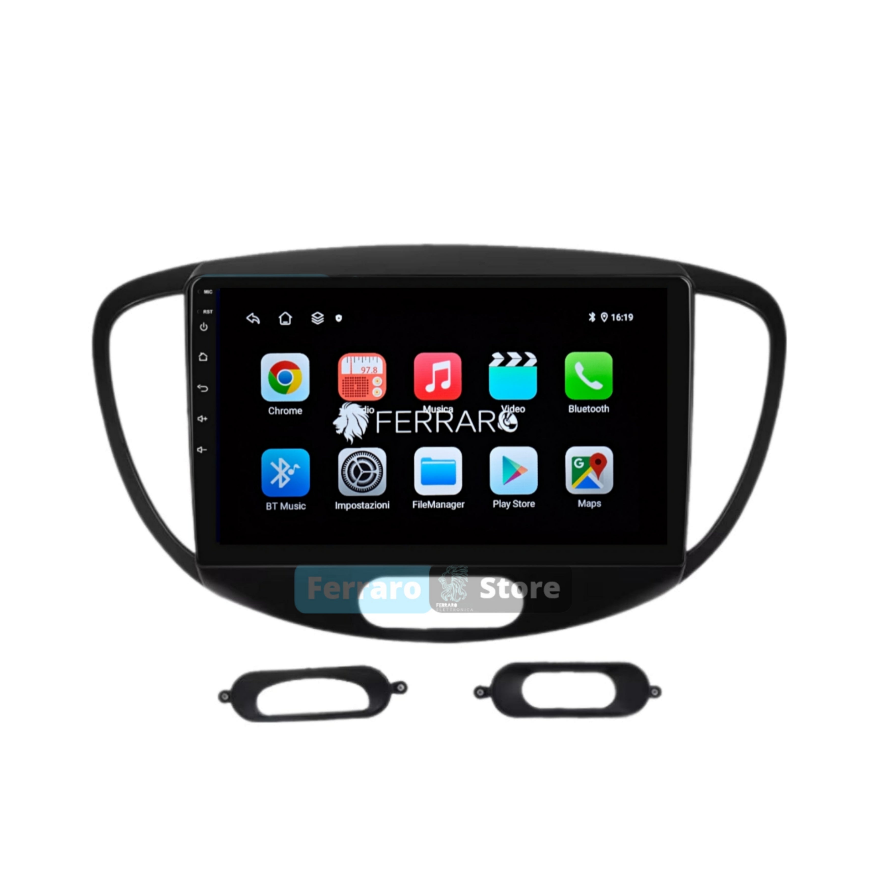 Autoradio per Hyundai Grand i10 9" | 2007-2013 | Android | Bluetooth | CarPlay | Android Auto | 2GB/4GB/6GB/8GB Ram