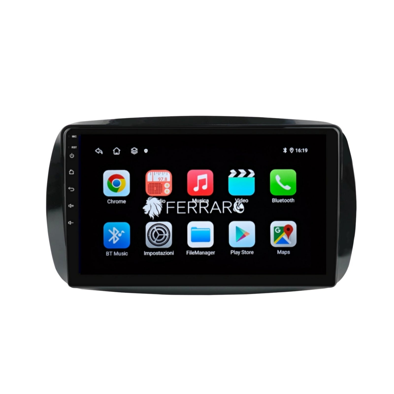 Car radio for SMART 453 NO NAVI. [2014 - 2020] - 2GB/4GB/6GB/8GB 2Din 9" Inch Car Radio, with Intelligent System, GPS, Navigator, Radio, Wifi.