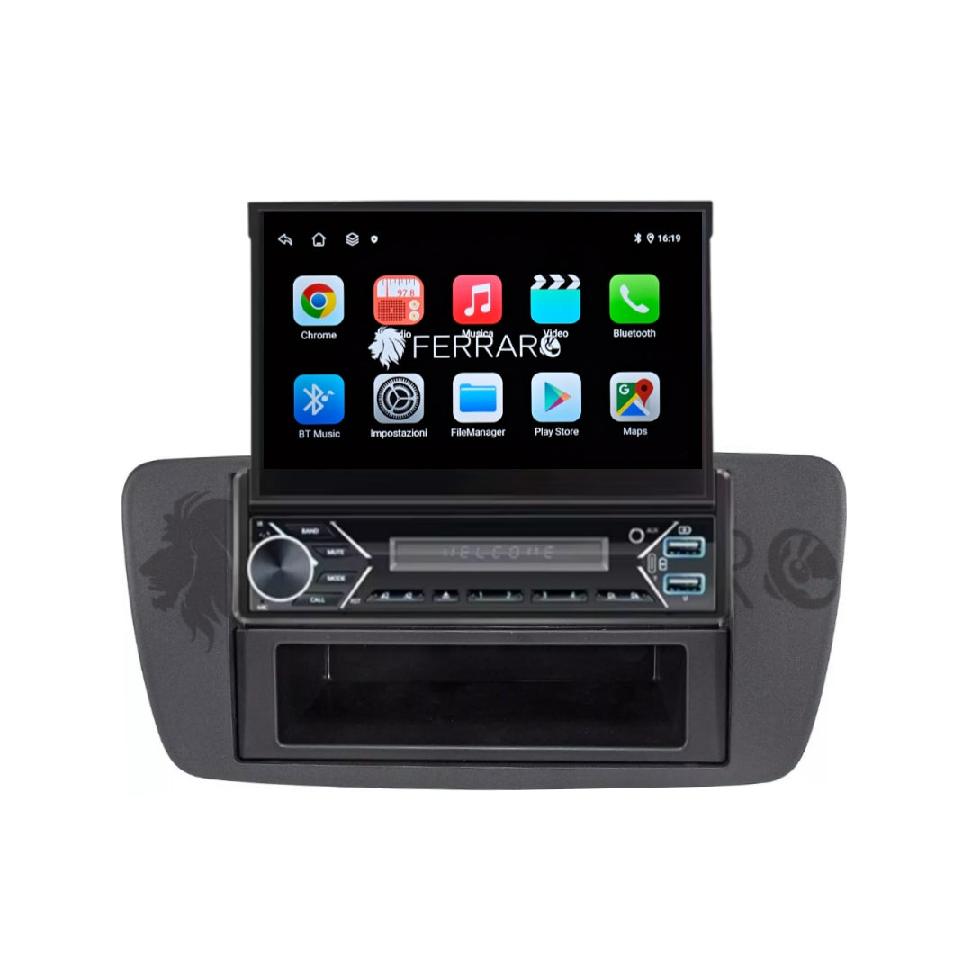 Autoradio per Seat Ibiza 6 7"| 2009-2013 | Android | Motorizzato | Bluetooth | CarPlay | Android Auto | 2/32GB Ram