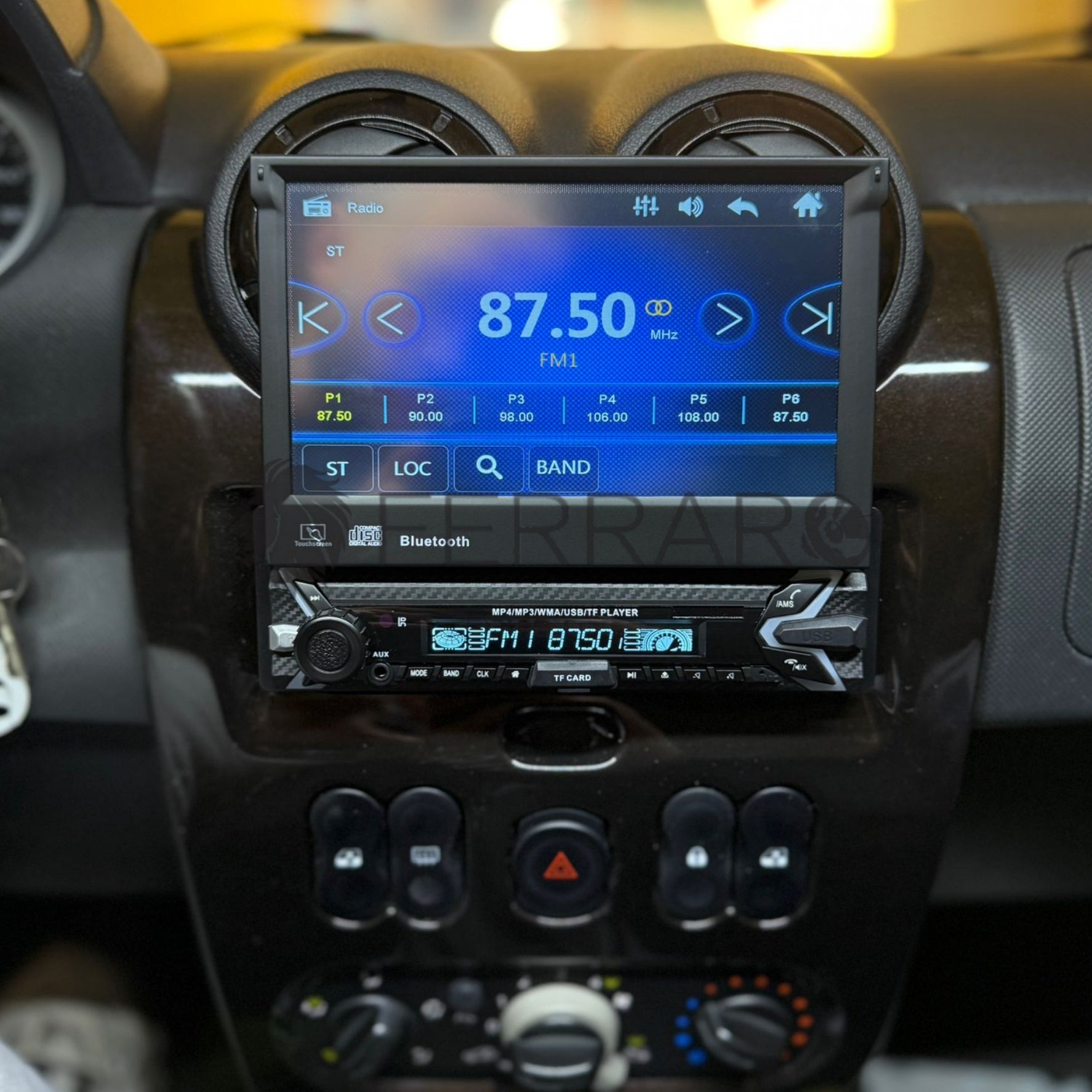 Autoradio per Renault Logan Sandero 7" | Dacia Duster | 2009-2015 | Bluetooth | Radio | USB | Mirror Link