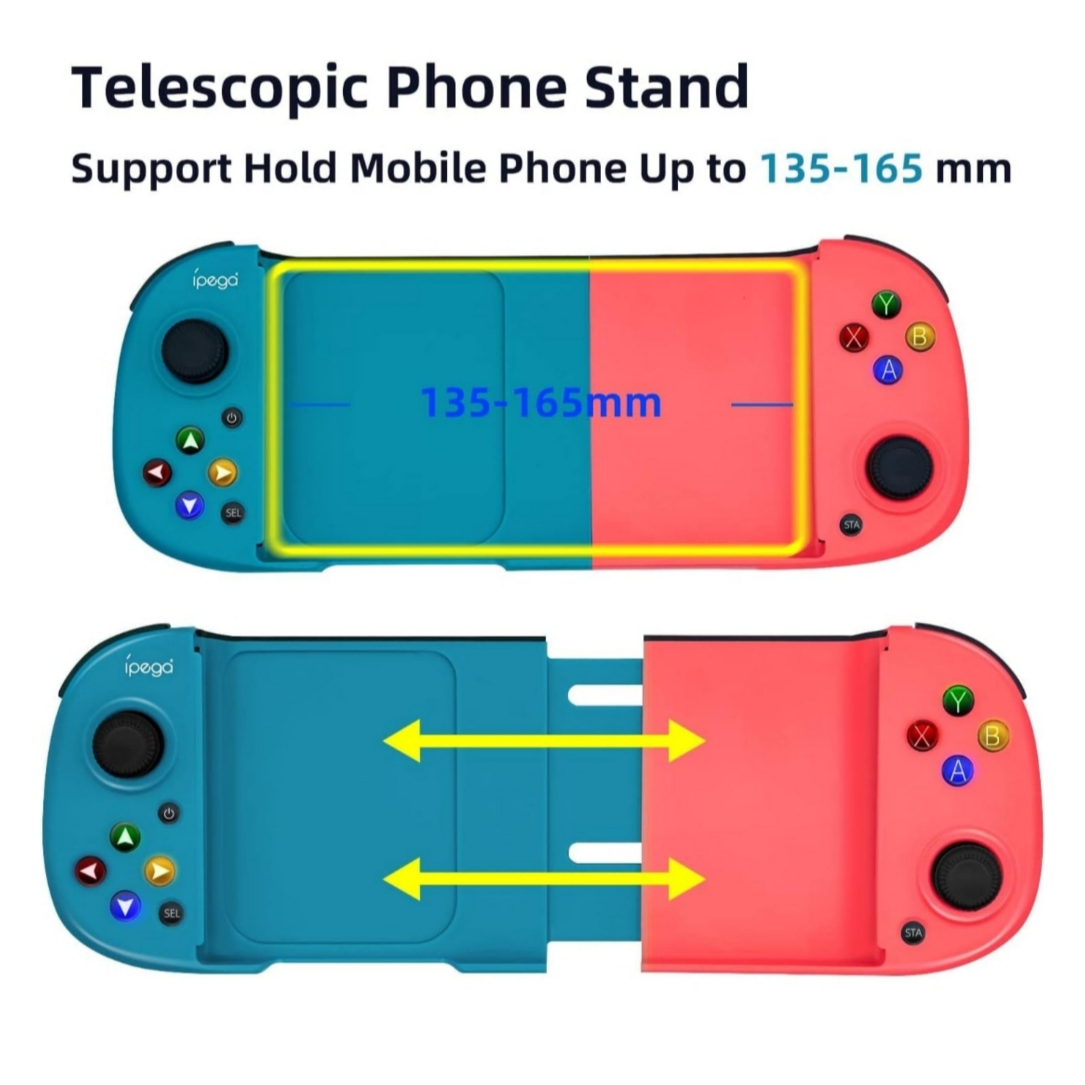 Controller Estensibile | Wireless |  PG-9217A | Nero | Compatibile per Android | PC