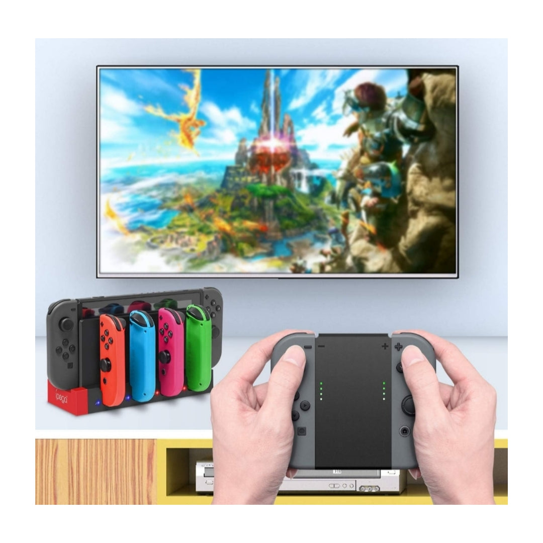 Stazione Ricarica 4 Slot | PG-9186 | Compatibile per Nintendo Switch Joycon