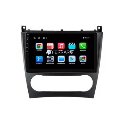 Autoradio per Mercedes Classe C 9" | 2004-2007 | Android | Bluetooth | CarPlay | Android Auto | 2GB/4GB/6GB/8GB Ram