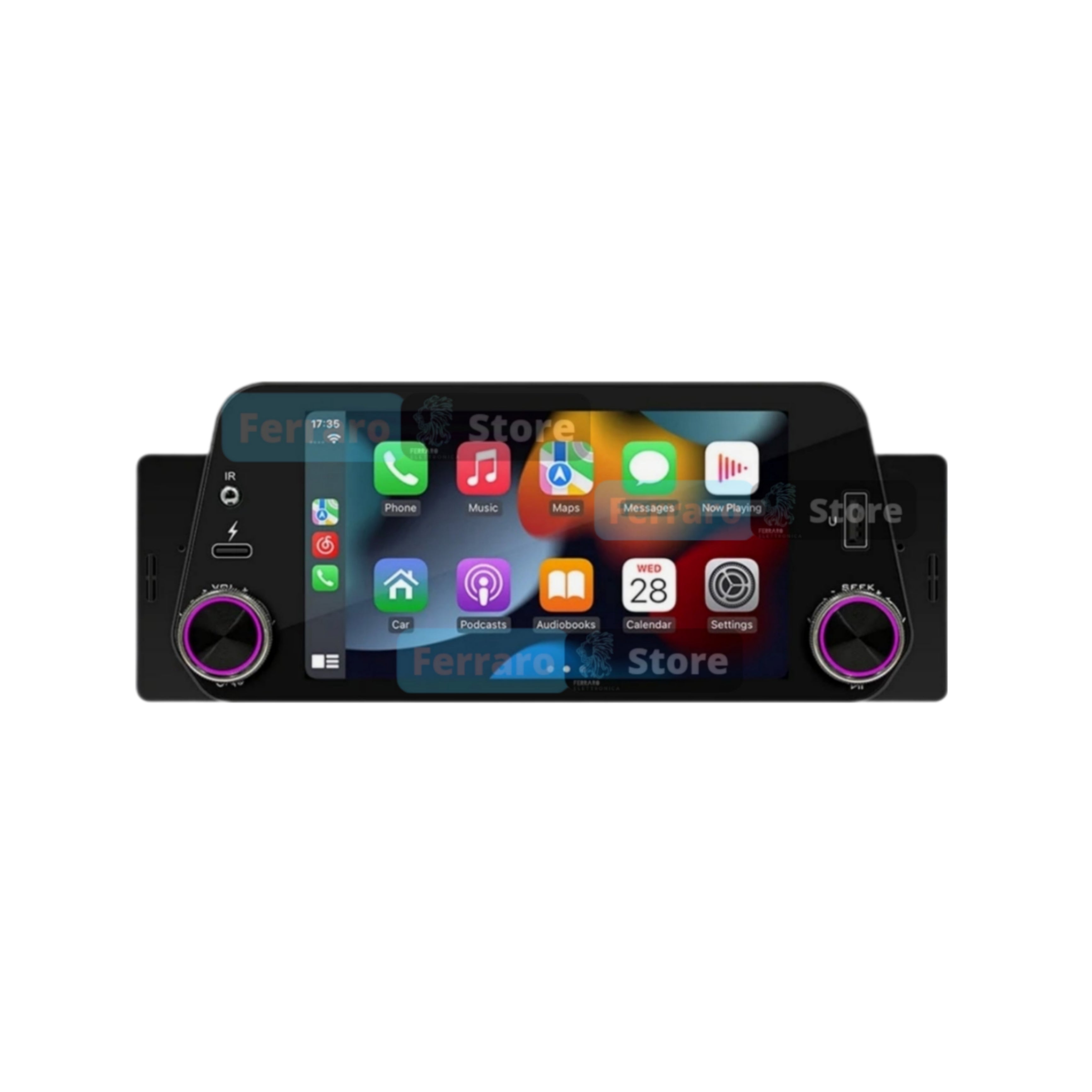 Autoradio per Seat Ibiza 5" | 2002-2009 | Bluetooth | Radio | USB | Navigatore | CarPlay e Android Auto Cablato