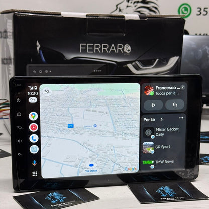 Autoradio per Fiat Panda 3a Serie | Android | Bluetooth | Estraibile | CarPlay | Android Auto | 2/32GB Ram