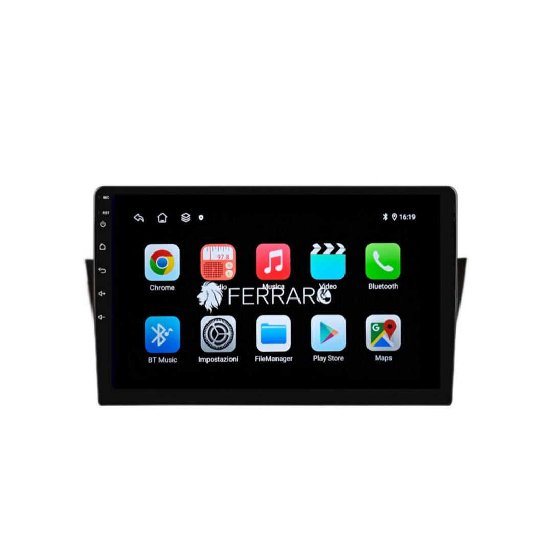 Autoradio per Fiat Punto Evo 1Din 9" | 2009 in Poi | Android | Bluetooth | CarPlay | Android Auto | 2/32GB Ram