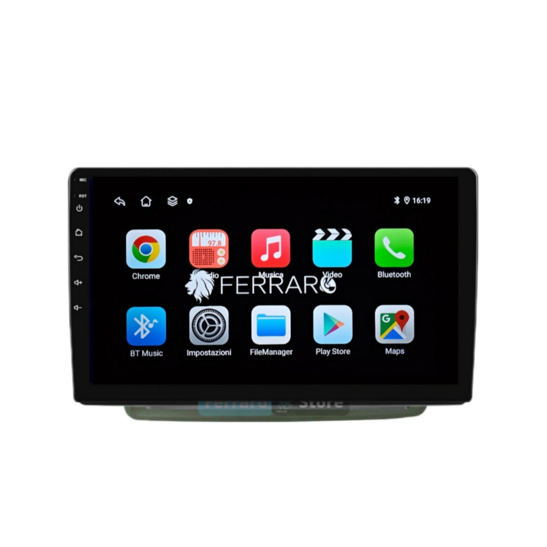 Autoradio per Fiat Panda 2a Serie | 169 1Din 9" | Android | Bluetooth | Estraibile | CarPlay | Android Auto | 2/32GB Ram