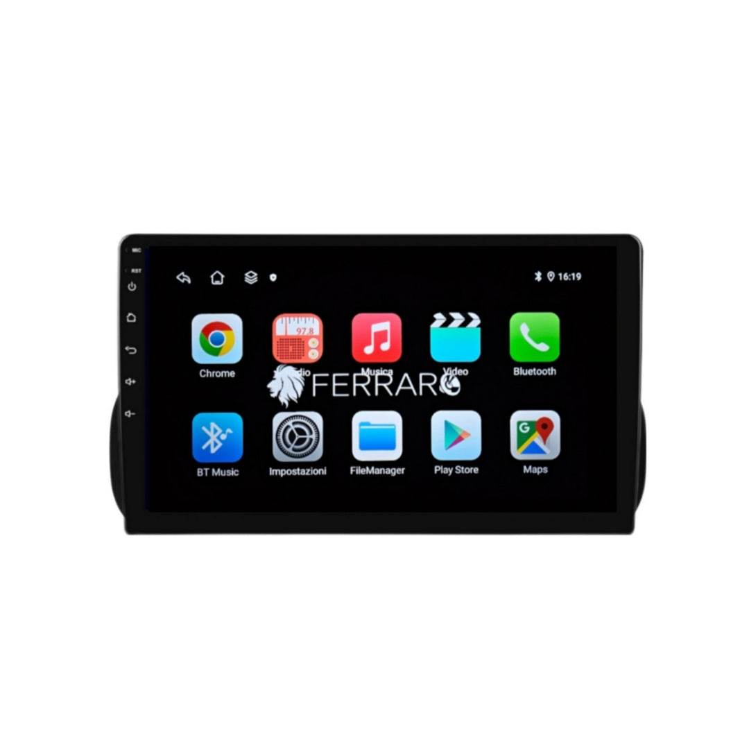 Car Radio for FIAT Panda 3a - 2/32GB, 1Din 9"Inch, Bluetooth, Radio, Android, PlayStore, Youtube, Navigator