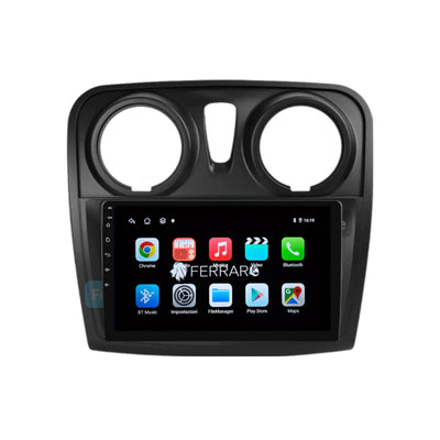 Autoradio per Logan | Sandero | Stepway Symbol 9" | Android | Bluetooth | CarPlay | Android Auto | 2GB/4GB/6GB/8GB Ram