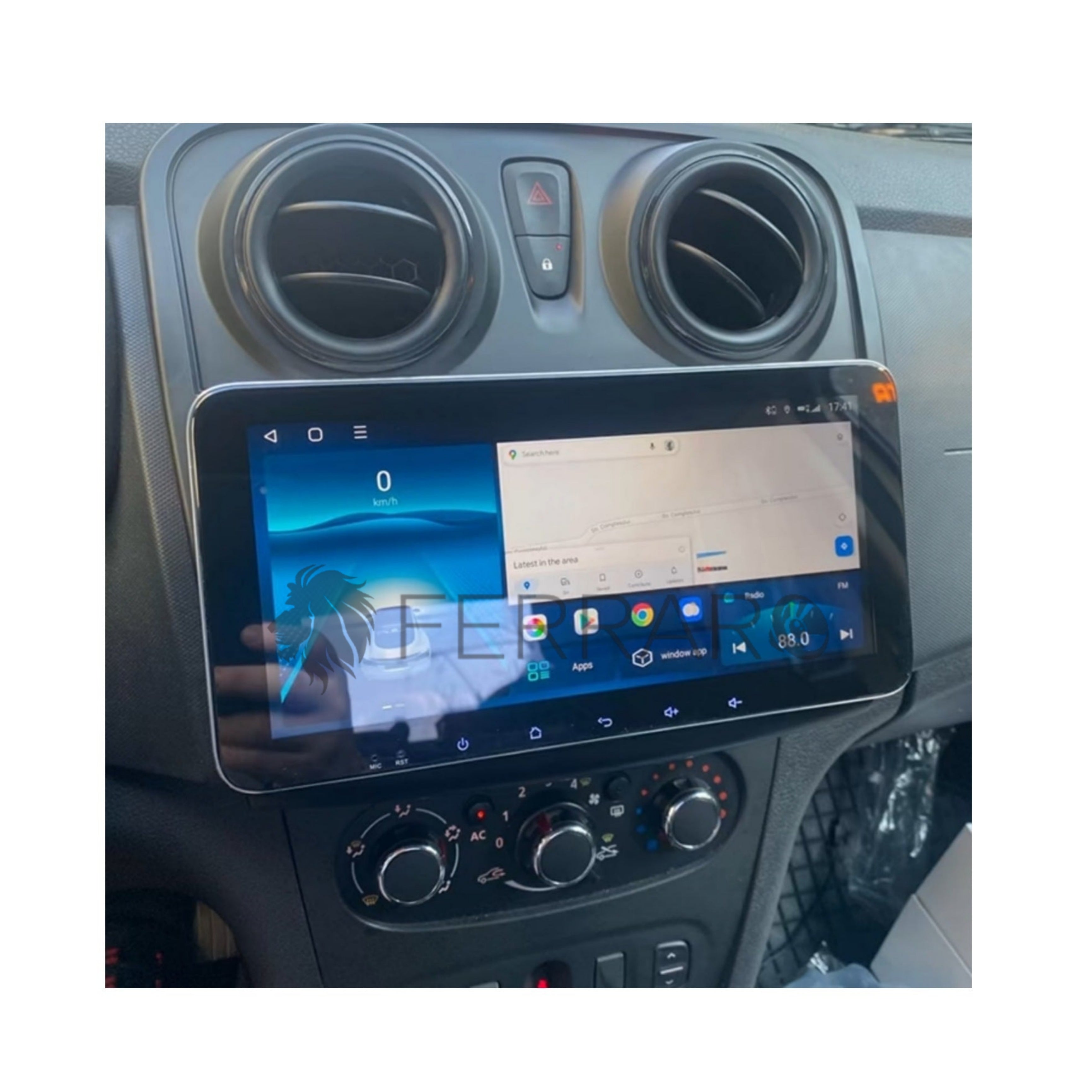 Autoradio per Dacia Sandero | Renault Logan 2 10.35" | 2012-2019 | Android | Bluetooth | CarPlay | Android Auto | 2/32GB Ram