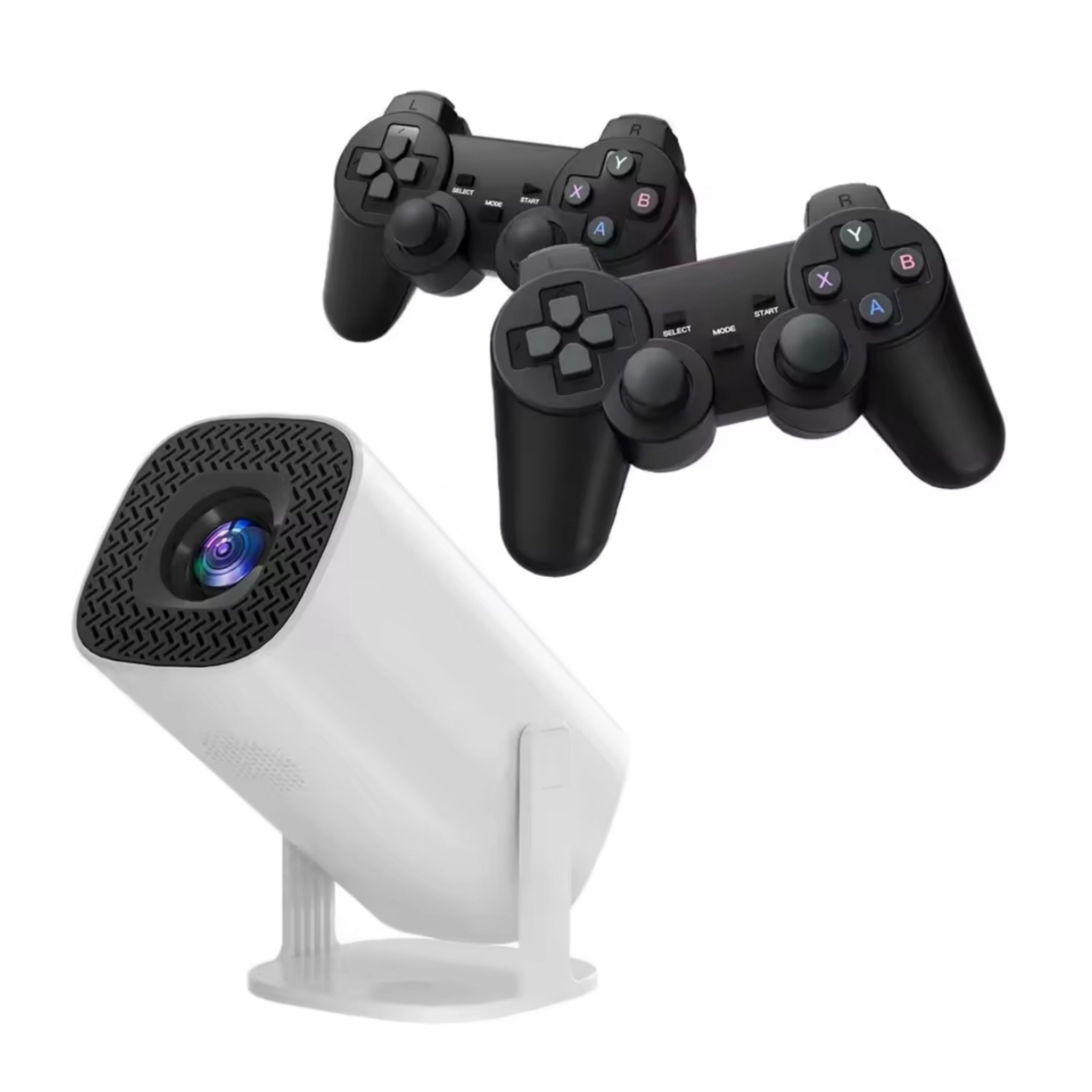 Proiettore Gaming Retró | 30.000 Giochi | 128GB Android | Ultra HD | Joystick