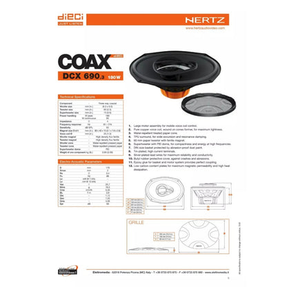 Kit 4 Casse | DCX 690.3 | Ant/Post | Jeep Renegade