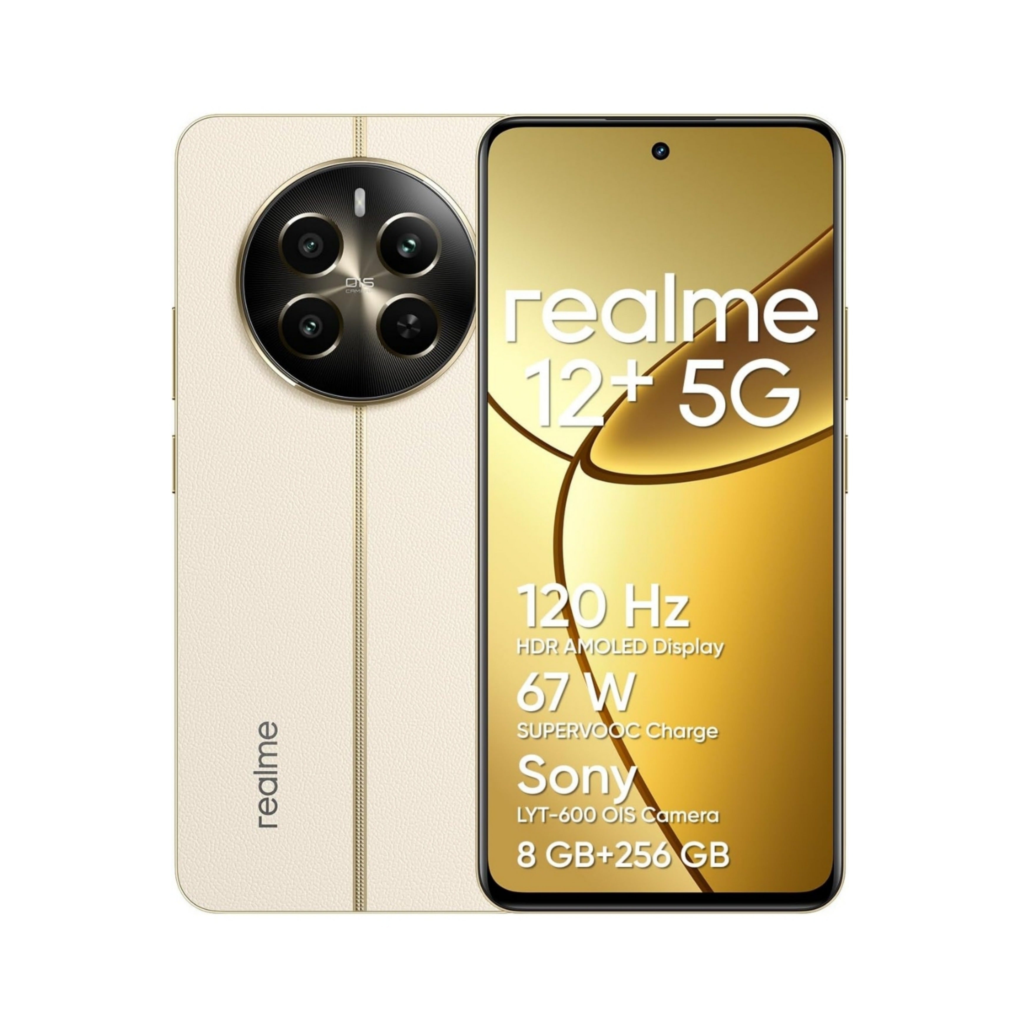 Realme 12+ 5G | Beige | 8/256GB | 6.7" | ITA