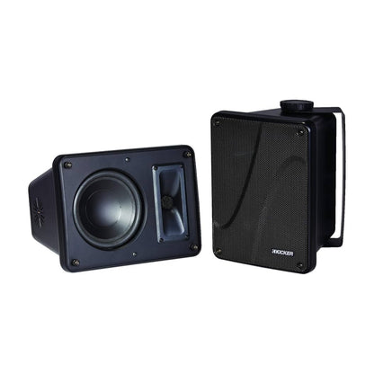 Kicker Coppia di Diffusori | Esterno 150w | Woofer 165mm |  Nero PA/Sonorizzazione