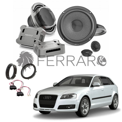 Hertz Kit 4 Casse | CK 165 | Altoparlanti Anteriori | Audi A3 8P | 8PA 3/5 Porte