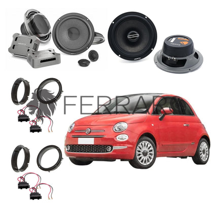 Hertz Kit 6 Casse | CK 165 | CX 165 | Ant/Post | Fiat 500 312 Abarth