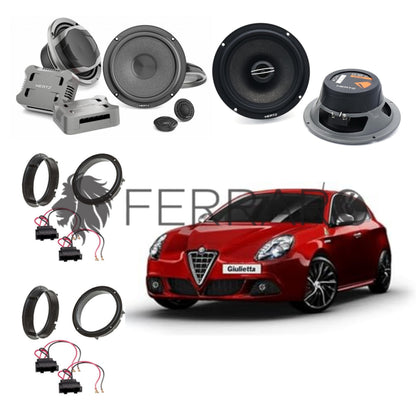 Hertz Kit 6 Casse | CK 165 | CX 165 | Ant/Post | Alfaromeo Giulietta