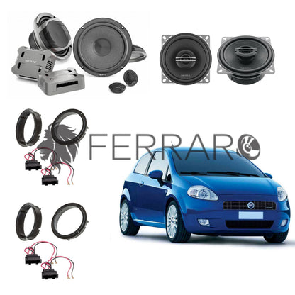 Hertz Kit 6 Casse | CK 165 | CX 100 | Ant/Post | Fiat Grande Punto