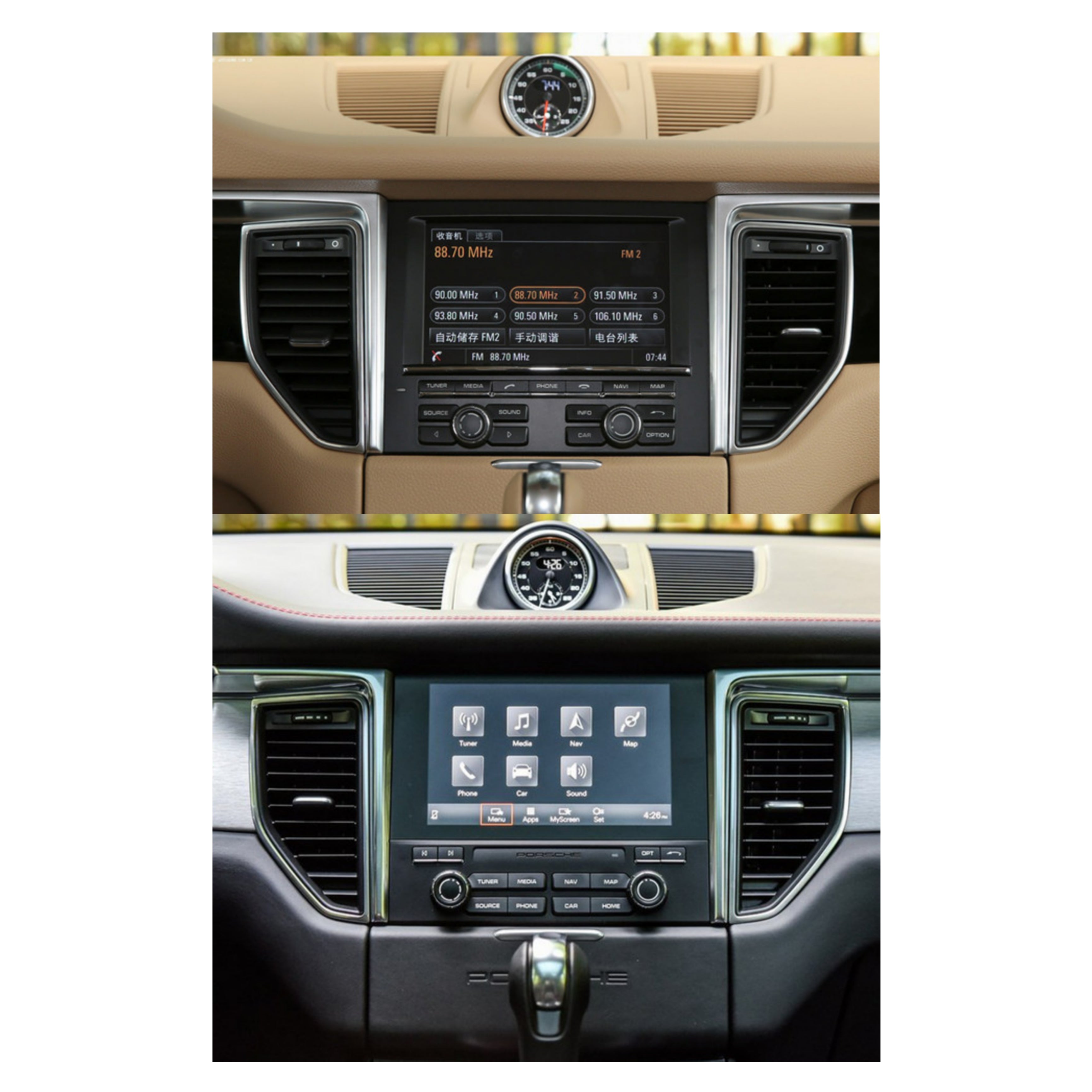 Autoradio per Porsche Macan 8.4" | 2010-2017 | Android | Bluetooth | CarPlay | Android Auto | 4/64GB Ram