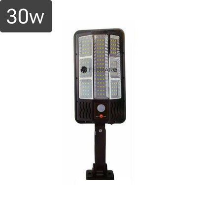 Lampione Solare 30w | IP66 | Pannello Solare | Telecomando | Luce Fredda | Crepuscolare.