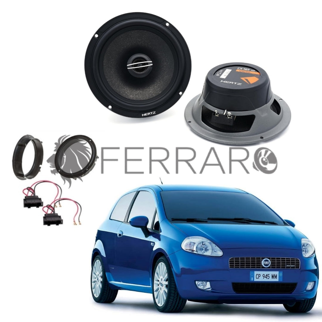 Hertz Kit 2 Casse | CX 165 | Posteriori | Fiat Grande Punto