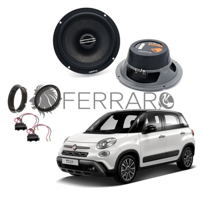 Hertz Kit 2 Casse | CX 165 | Anteriori | Fiat 500L